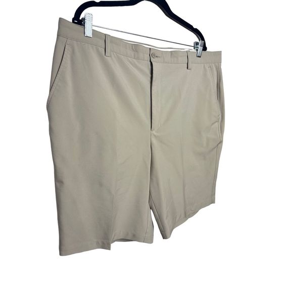 FootJoy Golf 9” Inseam Performance Khaki Stretch Waist Shorts Sz 40‎ Men's - Picture 1 of 4